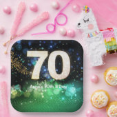 70歳の誕生日パーティー ペーパープレート (パーティー)
