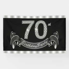 70歳の誕生日パーティー 横断幕