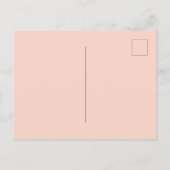 70歳の誕生日フローラバラ金ゴールドユーカリ インビテーションポストカード (裏面)