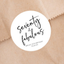 70歳の誕生日ミニマルパーティー