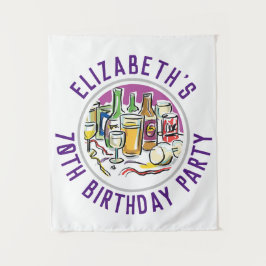 70歳の誕生日祝い タペストリー