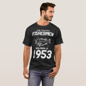 70歳の誕生日魚釣り70歳の漁師1953 1 Tシャツ (正面フル)