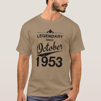 70歳の誕生日 おめでとう 1953年10月生まれ ギフト V Tシャツ