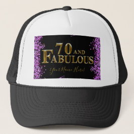 70歳の誕生日 キャップ