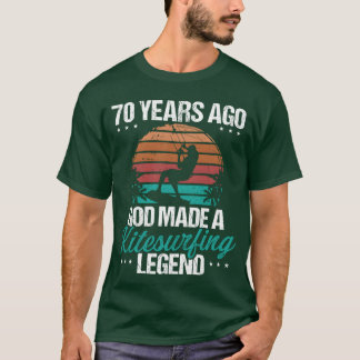 70歳の誕生日 キートサーフィンの伝説 キートボード 70歳 Tシャツ