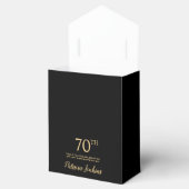 70歳の誕生日 ゴールドサンクスギフトボックス フェイバーボックス (オープン)
