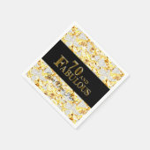 70歳の誕生日 スタンダードカクテルナプキン (角)