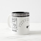70歳の誕生日 ツートーンマグカップ (正面左)