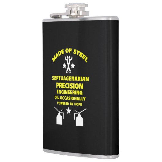 70歳の誕生日 フラスク (左)