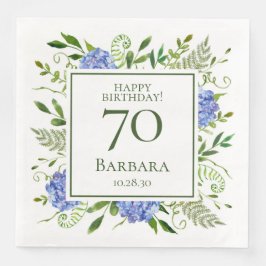 70歳の誕生日 ブルー・ハイドランジア