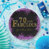 70歳の誕生日  ペーパープレート (パーティー)