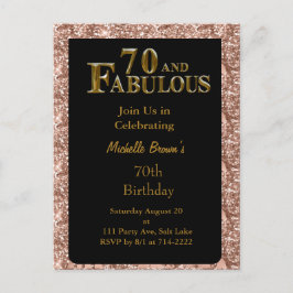 70歳の誕生日 ポストカード