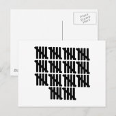 70歳の誕生日 ポストカード (正面/裏面)