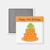 70歳の誕生日 マグネット (正面/裏面)