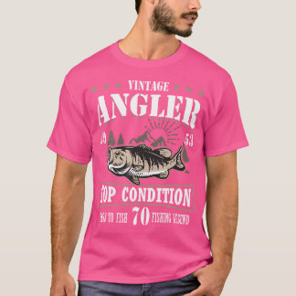 70歳の誕生日 釣り好き 70歳の釣り人 1953年生まれ Tシャツ