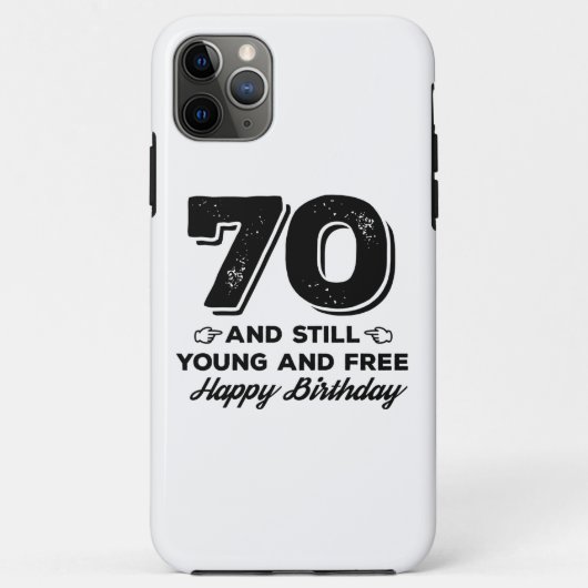 70歳カッコいいの若い引用文ことわざ Case-Mate iPhoneケース (裏面)