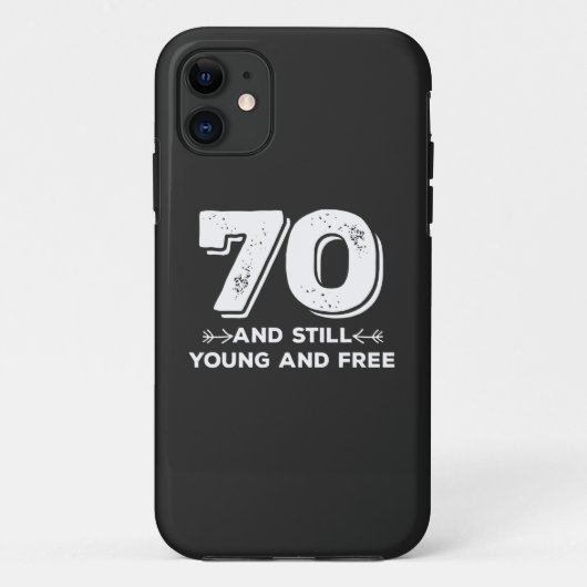 70歳カッコいいの若い引用文ことわざ Case-Mate iPhoneケース (裏面)