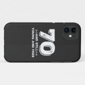 70歳カッコいいの若い引用文ことわざ Case-Mate iPhoneケース (裏面(横))