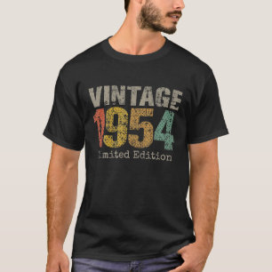 70歳ギフトヴィンテージ1954限定版 Tシャツ