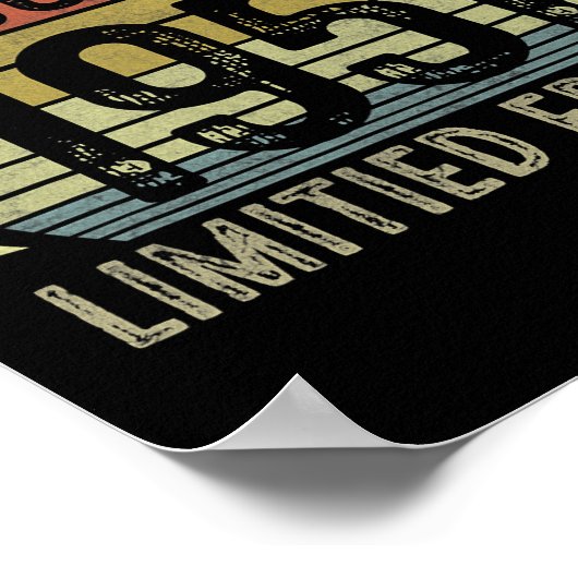 70歳ギフト1952威厳がある年限定版 ポスター (角)