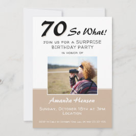 70歳サプライズ誕生日パーティー写真招待状