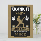 70歳ロッカーズ誕生日 カード (スタンド正面)