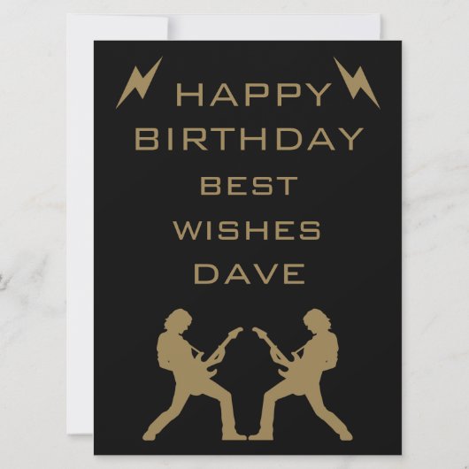 70歳ロッカーズ誕生日 カード (裏面)