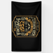 70歳ヴィンテージ1952年70誕生日 横断幕 (縦)