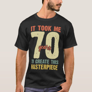 70歳男性への誕生日70歳 Tシャツ