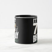 70歳魚釣り漁師アングラー70th マグカップ (中央)