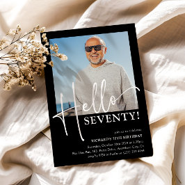 70歳！ミニマル第70回誕生日パーティー 招待状