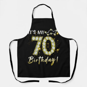 70歳It_s私の誕生日70th誕生日ディアモン エプロン