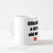 70汚れた老人 コーヒーマグカップ (正面左)