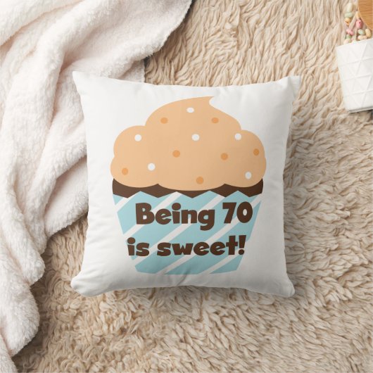 70甘い誕生日のTシャツおよびギフトですであることは クッション (ブランケット)