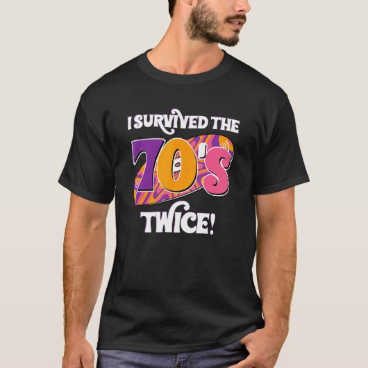 70生き延び代を2回 Tシャツ (正面)