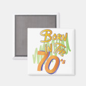 70生まれ代のカッコいい楽しみ マグネット (正面/裏面)