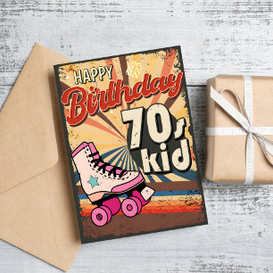 70生まれsヴィンテージ10年誕生日カード カード
