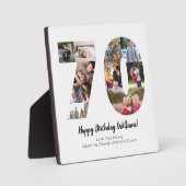 70番エレガント号フォトコラージュのあいさつカスタムつ フォトプラーク (正面)