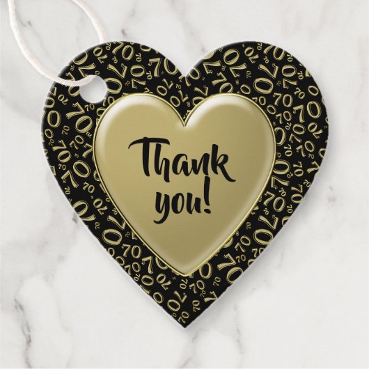 70番手パタークールン金ゴールドとブラック フェイバータグ (正面)