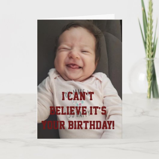 **70番目の誕生日がMEスマイル**誕生日カード カード (正面)