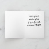 *70番目の誕生日アドバイス*からCO-WORKERカードへ カード (内部)