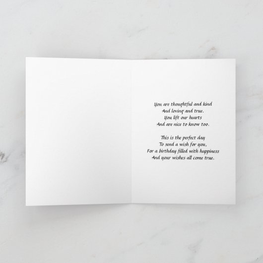 70番目の誕生日カード(ろうそく) カード (内部)