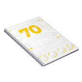 70番目の誕生日ギフト – 70歳の私を取った ノートブック (右側)