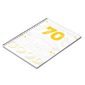 70番目の誕生日ギフト – 70歳の私を取った ノートブック (左側)