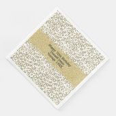 70番目の誕生日クール番号パターン金ゴールド/白 (コーナー)