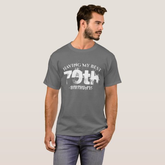 70番目の誕生日シャツをカスタマイズ可能 Tシャツ (正面フル)