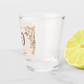 70番目の誕生日ヴィンテージフローラ ショットグラス (右)