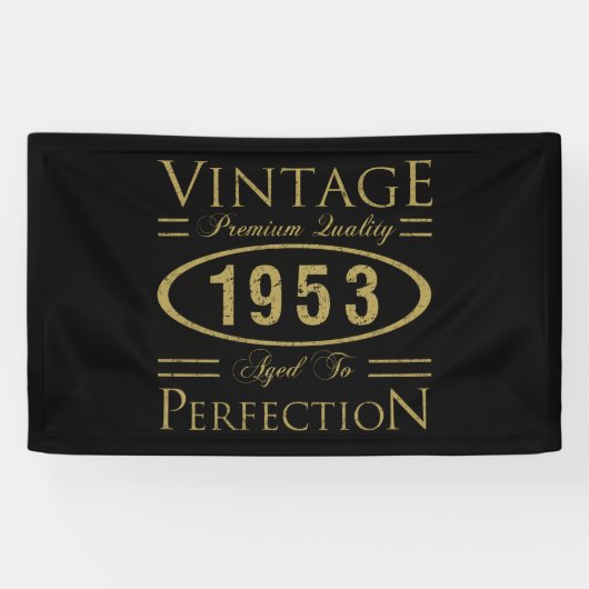 70番目の誕生日ヴィンテージ1953 横断幕 (横)