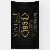 70番目の誕生日ヴィンテージ1953 横断幕 (縦)