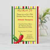 70番目の誕生日招待状 招待状 (スタンド正面)